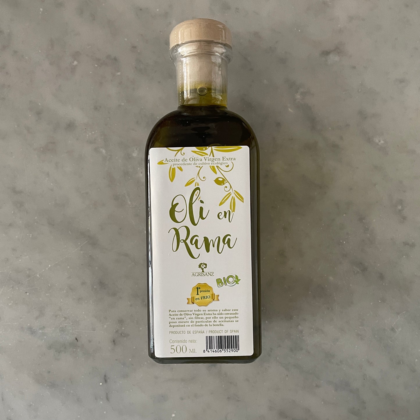 Oli en Rama Unfiltered Extra Virgin Olive Oil