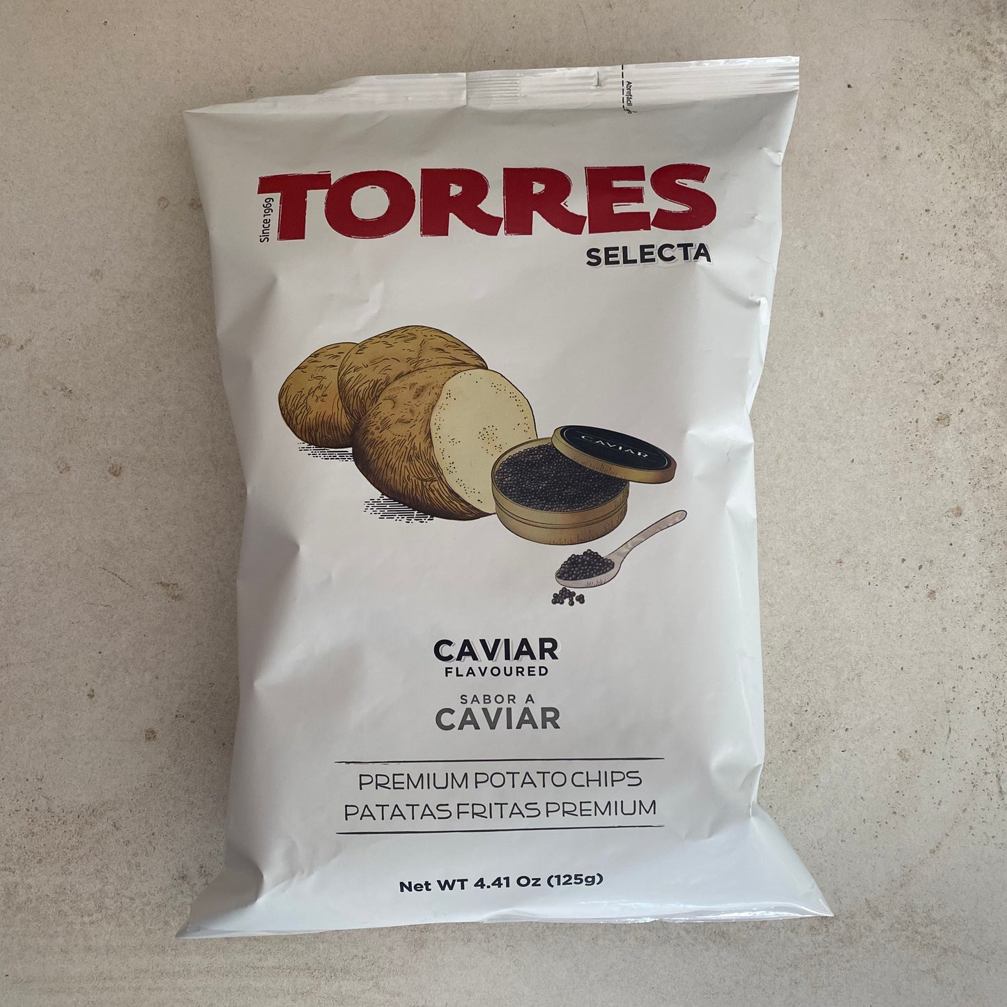 Torres caviar crisps, patatas 125g