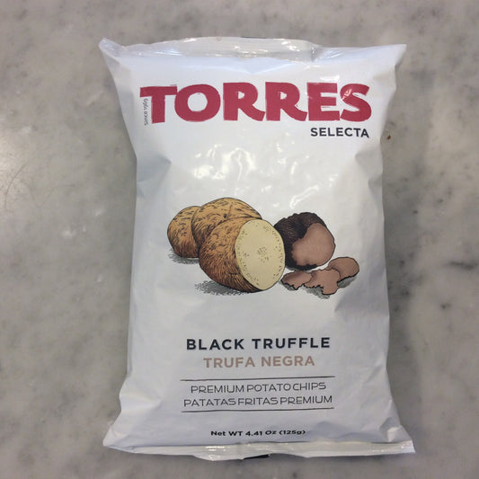 Torres black truffle crisps, patatas 125g