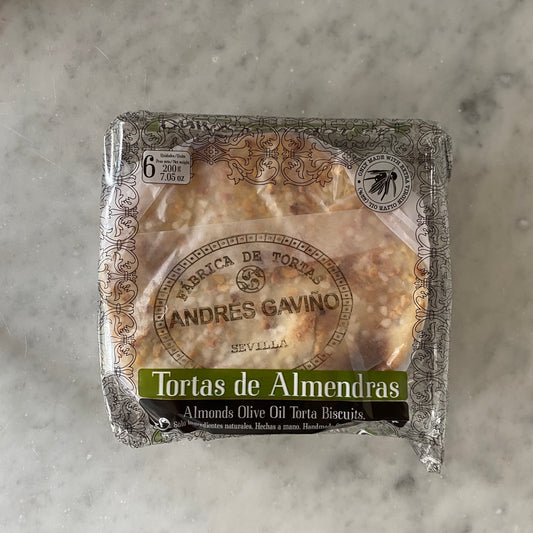 Tortas de Almendra Andres Gaviño. Almonds Olive Oil Biscuits